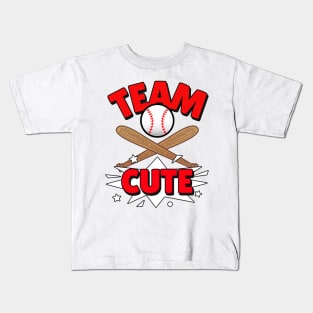 SPORTS Team Cute Baseball Lover Kids T-Shirt